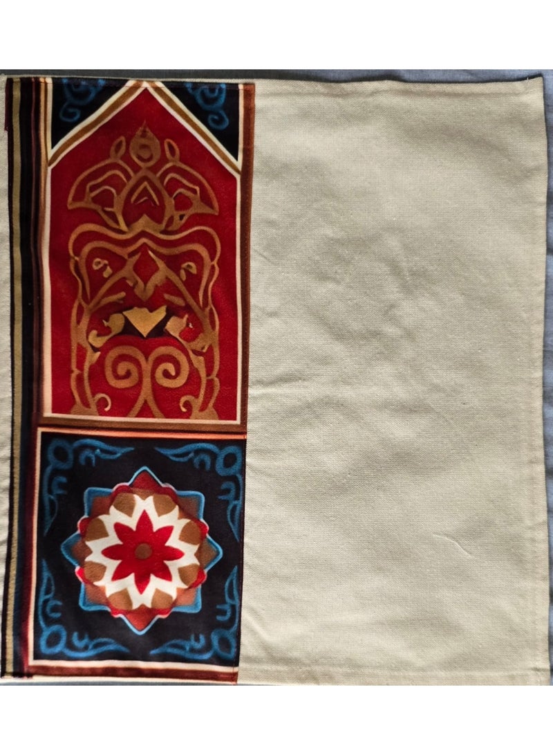 i diD Luxury Ramadan  with Khayamya Living Room Set - 14-Piece Traditional Sofa Cover & Decor Kit - Image 4